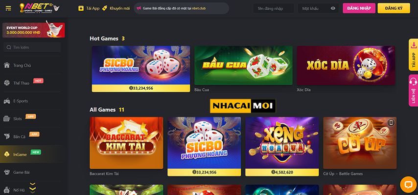 Trang web chơi game trực tuyến chất lượng cao cấp C168 - C168